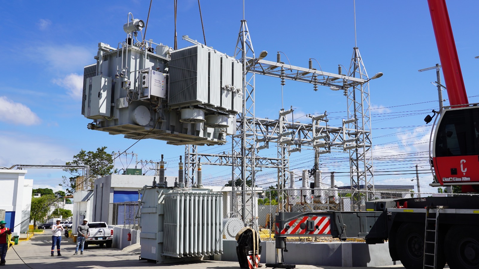 Edesur trabaja en puesta en servicio de nueva subestación Alfa para eficientizar electricidad en Santo Domingo Oeste, Los Alcarrizos y DN