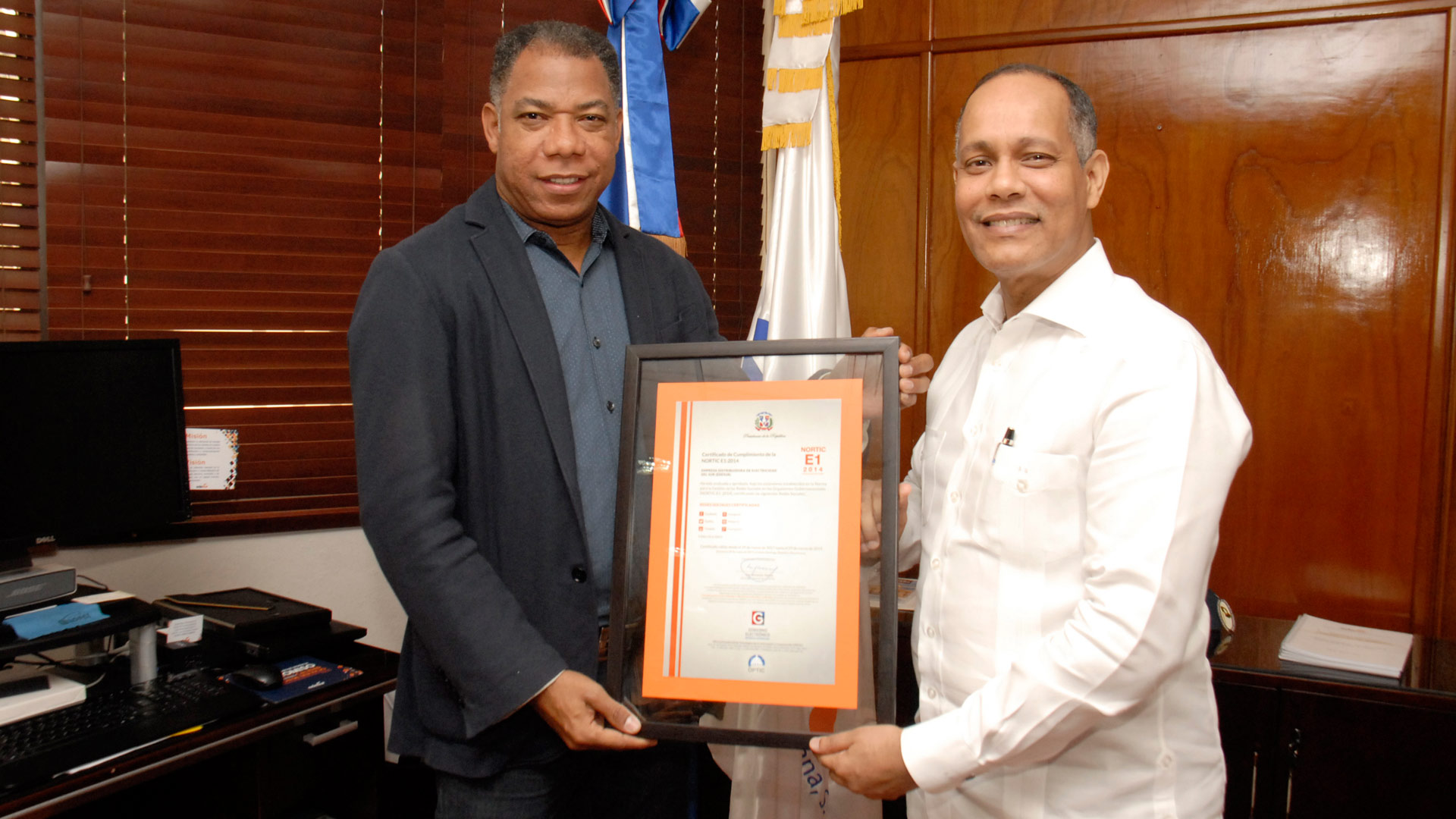 Edesur Recibe Certificación NORTIC E1:2014